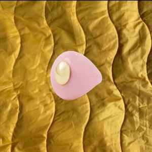 La Manso La Rosa Pink Bubble Ring Real NWOT